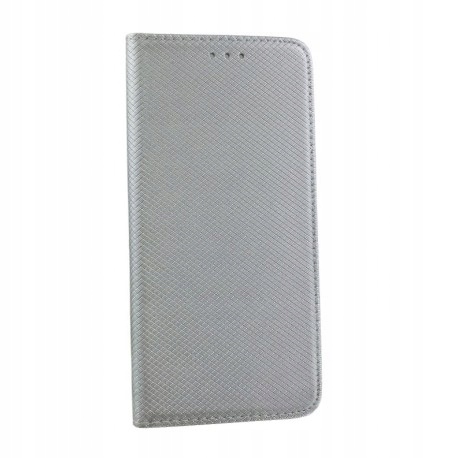 

Etui z klapką Magnet Apple iPhone Xs Max srebrny