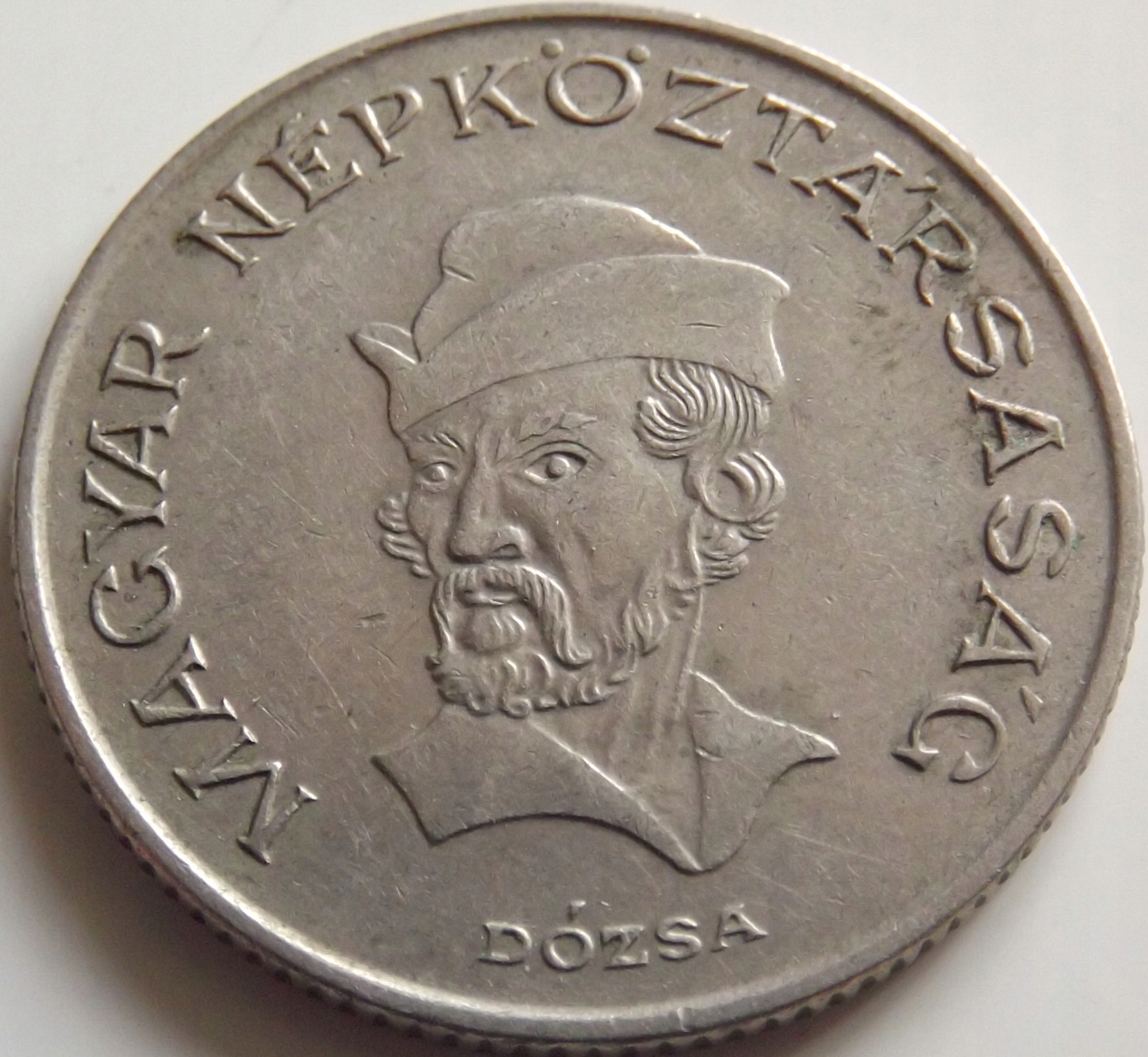 Węgry 20 Forint 1982 , Jerzy Doża st. 2/2-