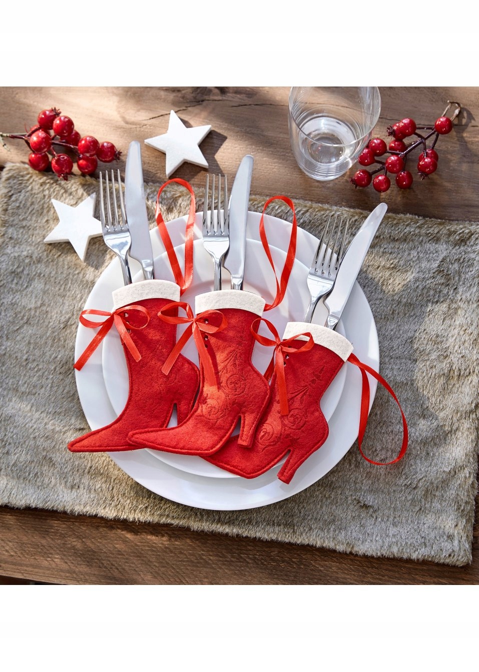 AA195 ŚWIĄTECZNA DEKORACJA NA SZTUĆCE ZAWIESZKA