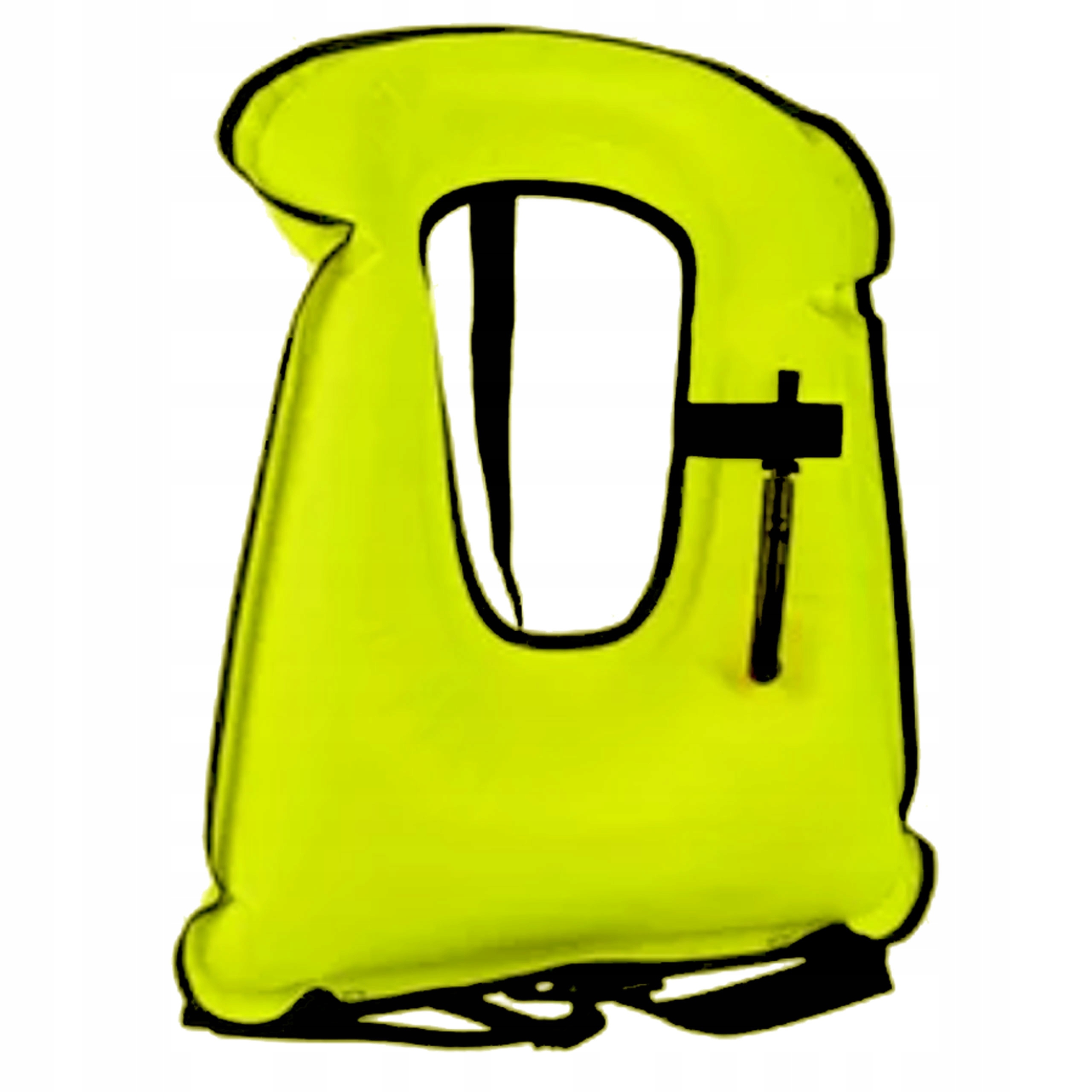 Kamizelka Water Inn Snorkeling Vest r. L do 100 kg nadmuchiwana żółty