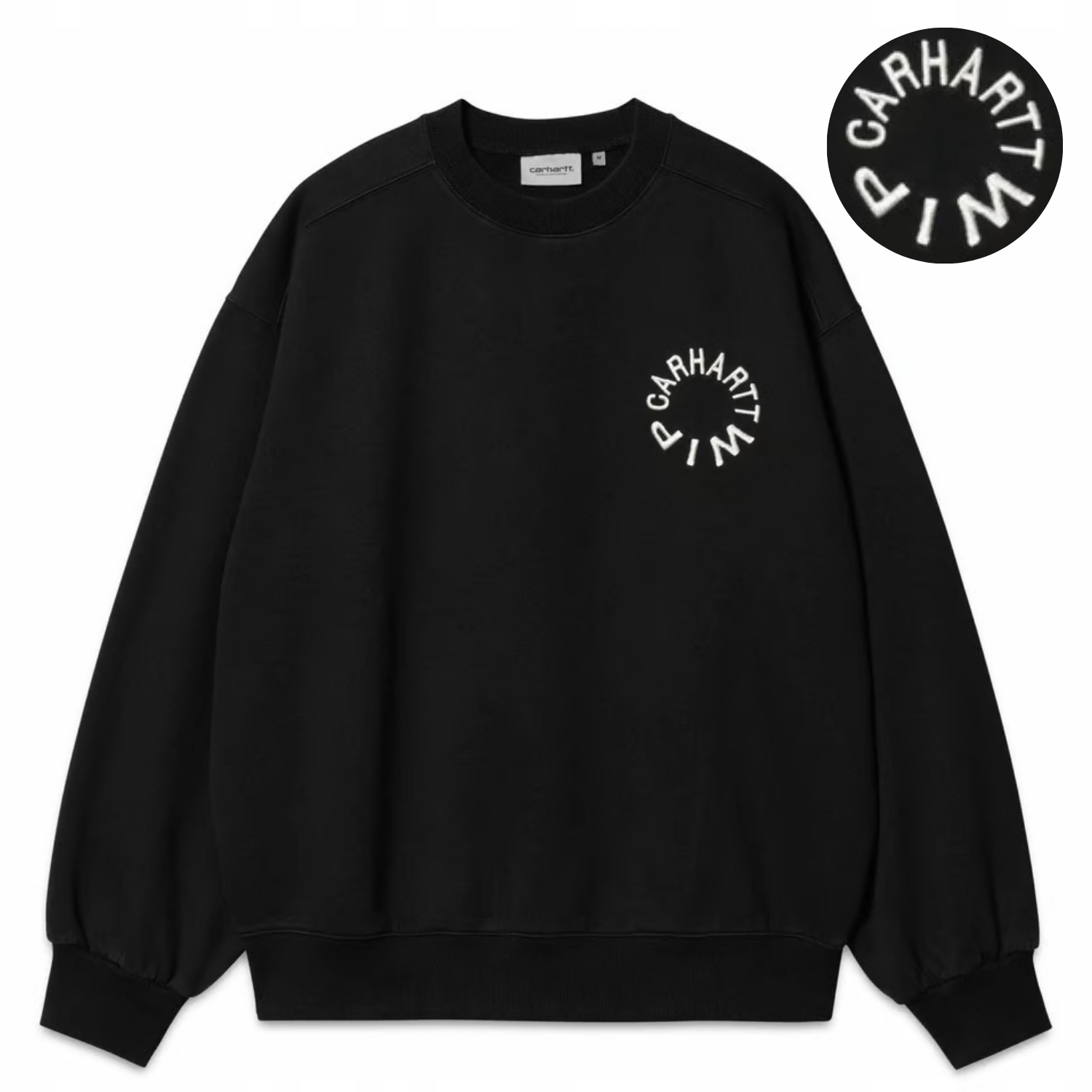 Mikina Carhartt Work Varsity pánská mikina černá Carhartt streetwear M