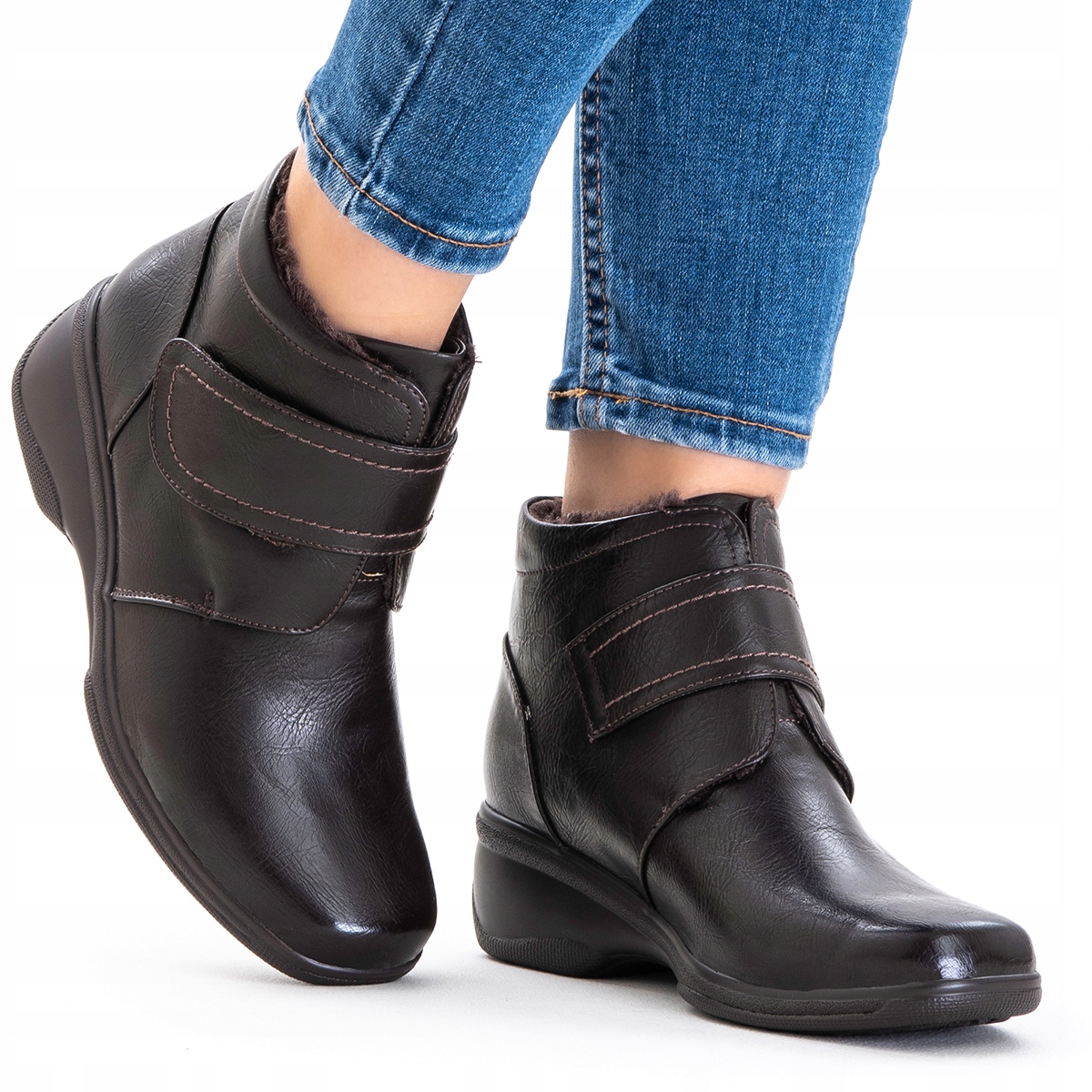 Kotníkové Boty Tuhost H zimní boty snadné obouvání lehké Wojtyłko 38