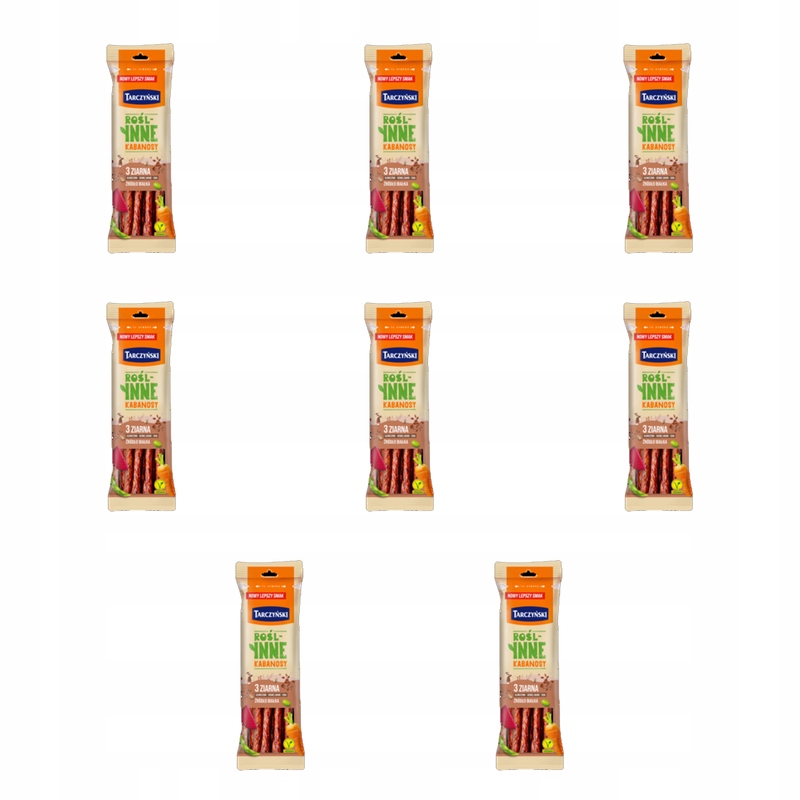 Rostlinné kabanosy 3 zrna 90g Tarczyński X8