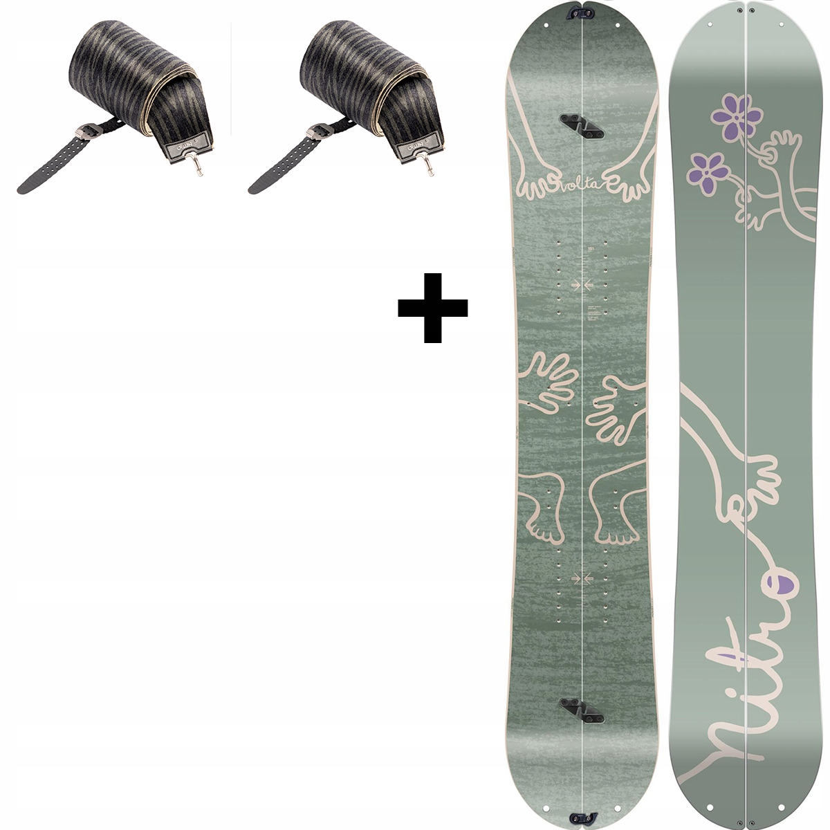 DAMSKI splitboard + foki / NITRO Volta | 151cm EAN (GTIN) 7630221843068