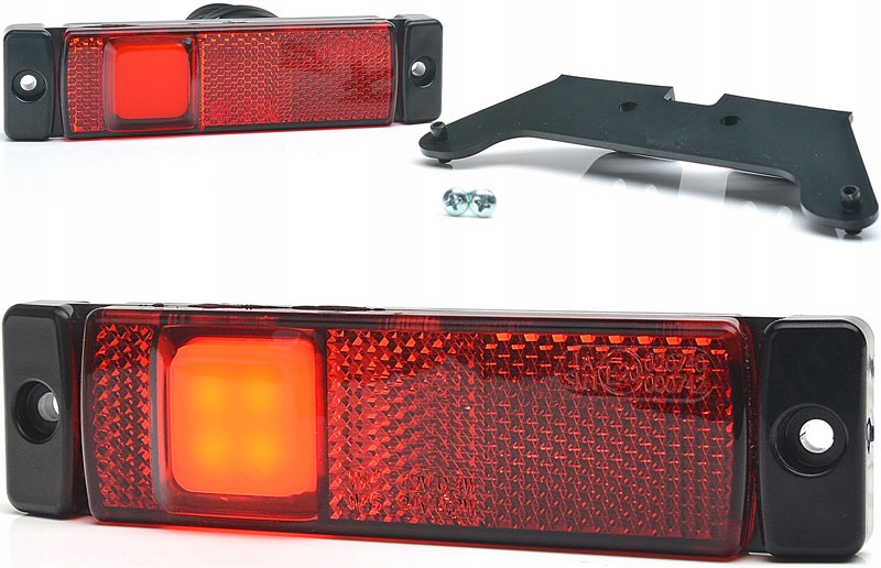 LAMPA NA TYŁ OBRYSOWA CZERWONA LED TIR LAMPKA WAŚ