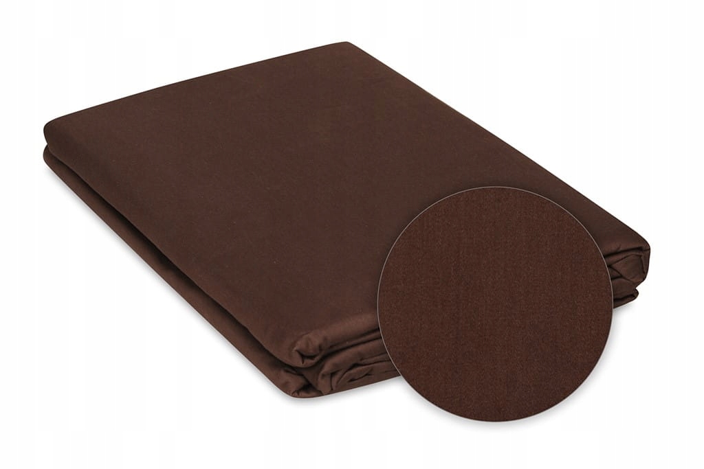 Posteľná Bielizeň Saténová jednofarebná 220x200 Kolekcia Gold Hnedá obliečky 40x40