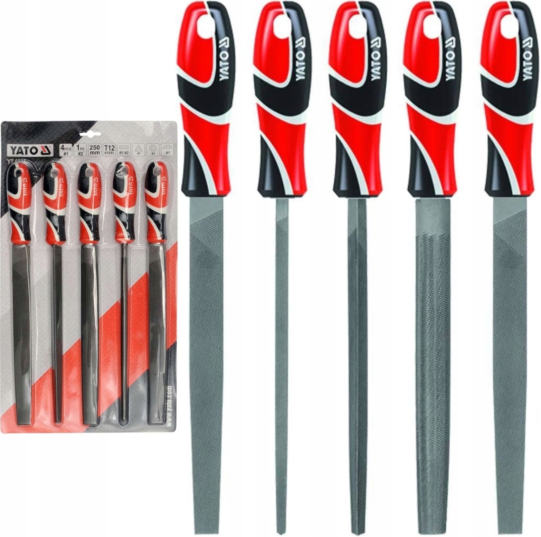 

Yato Zestaw Pilników Do Metalu 5CZ. YT-6238 250mm