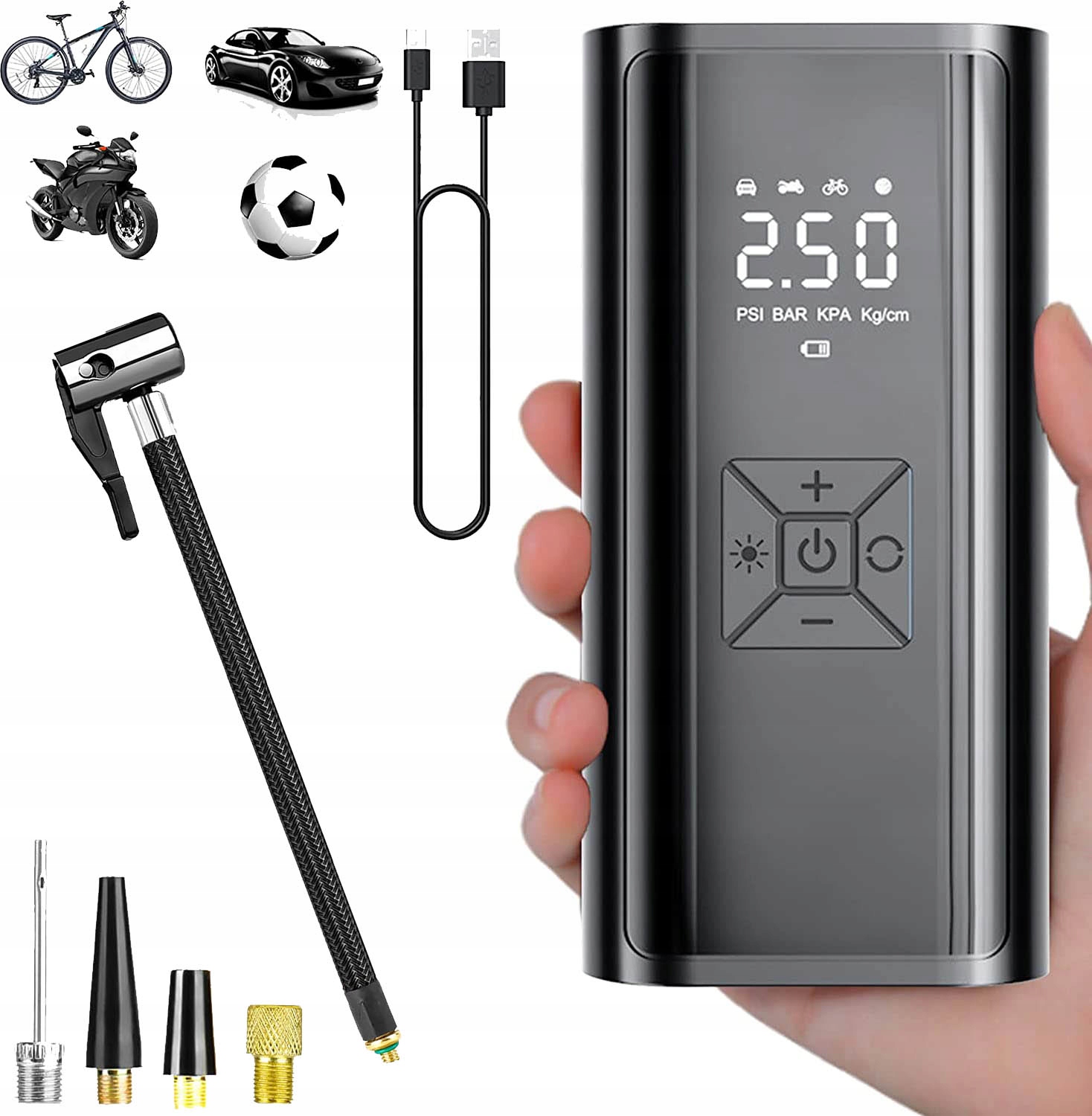 Elektrická Vzduchová Pumpa S Kapacitou 6000 Mah