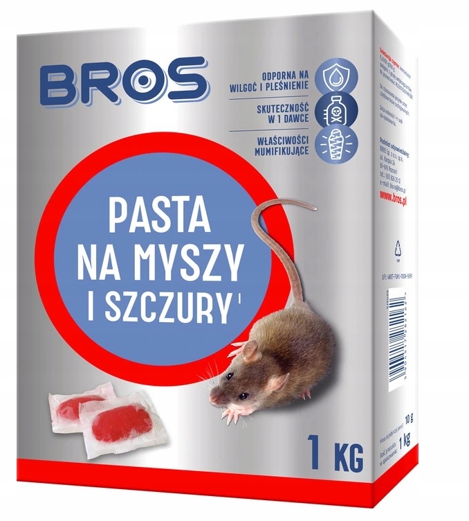 

Bros Pasta trutka na myszy i szczury 1kg