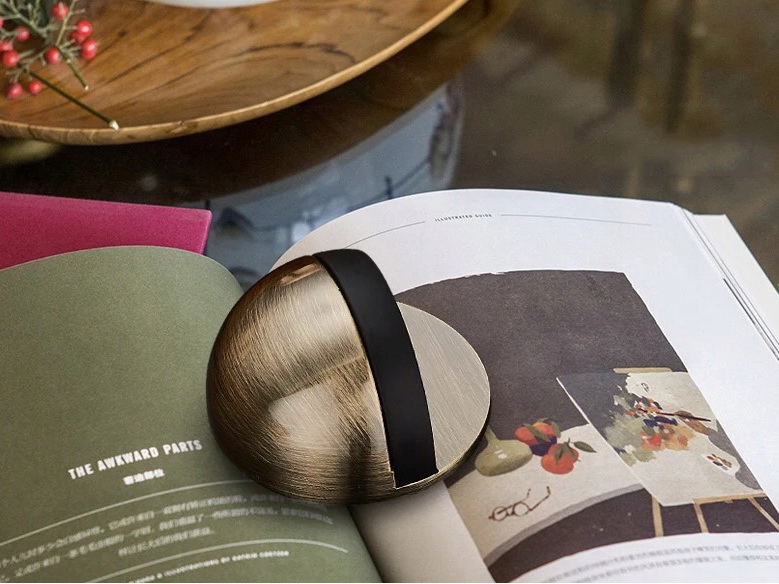 ODBOJNIK ODBÓJ STOPER DO DRZWI BLOKADA OGRANICZNIK PODŁOGOWY SAMOPRZYLEPNY Materiał stal nierdzewna