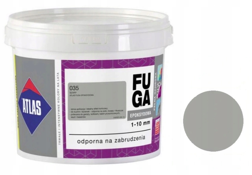 

Atlas Fuga Epoksydowa 2kg 035 Szary