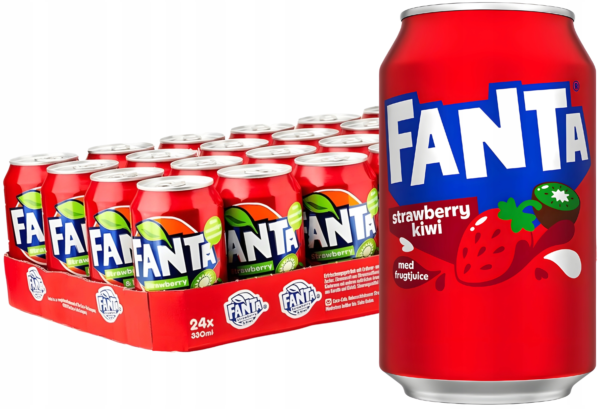 Levně Fanta Kiwi a jahoda Dk 24×330ml