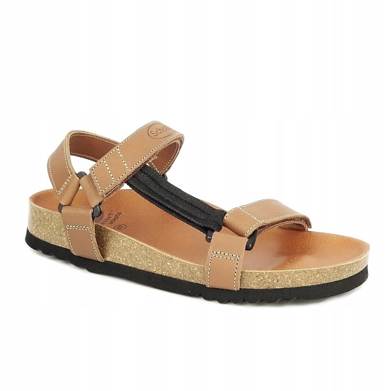 Scholl Heaven Brązowe Profilowane Sandały r. 40