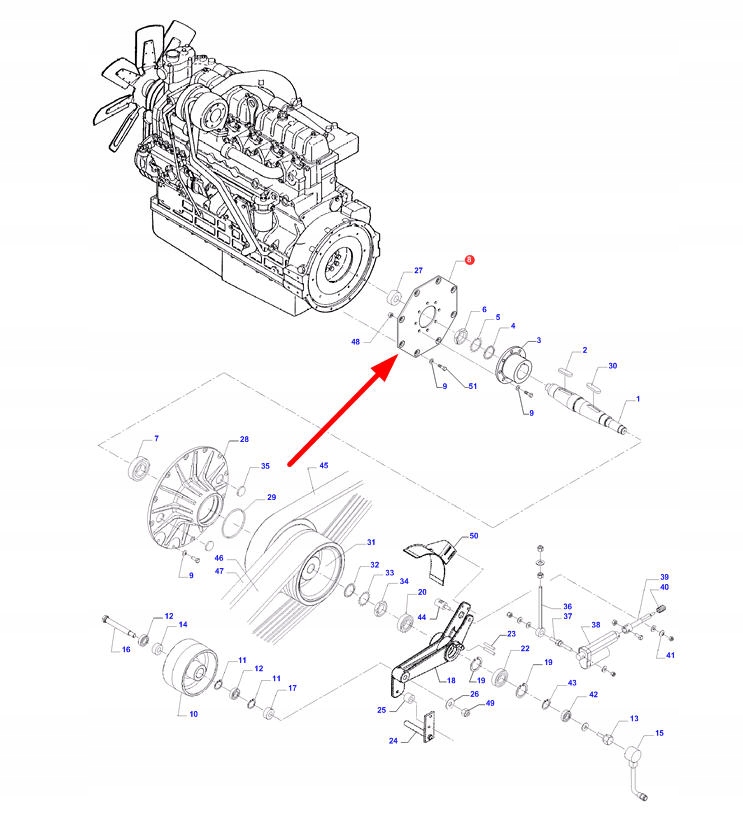 D28081130 Zestaw naprawczy Producent części AGCO