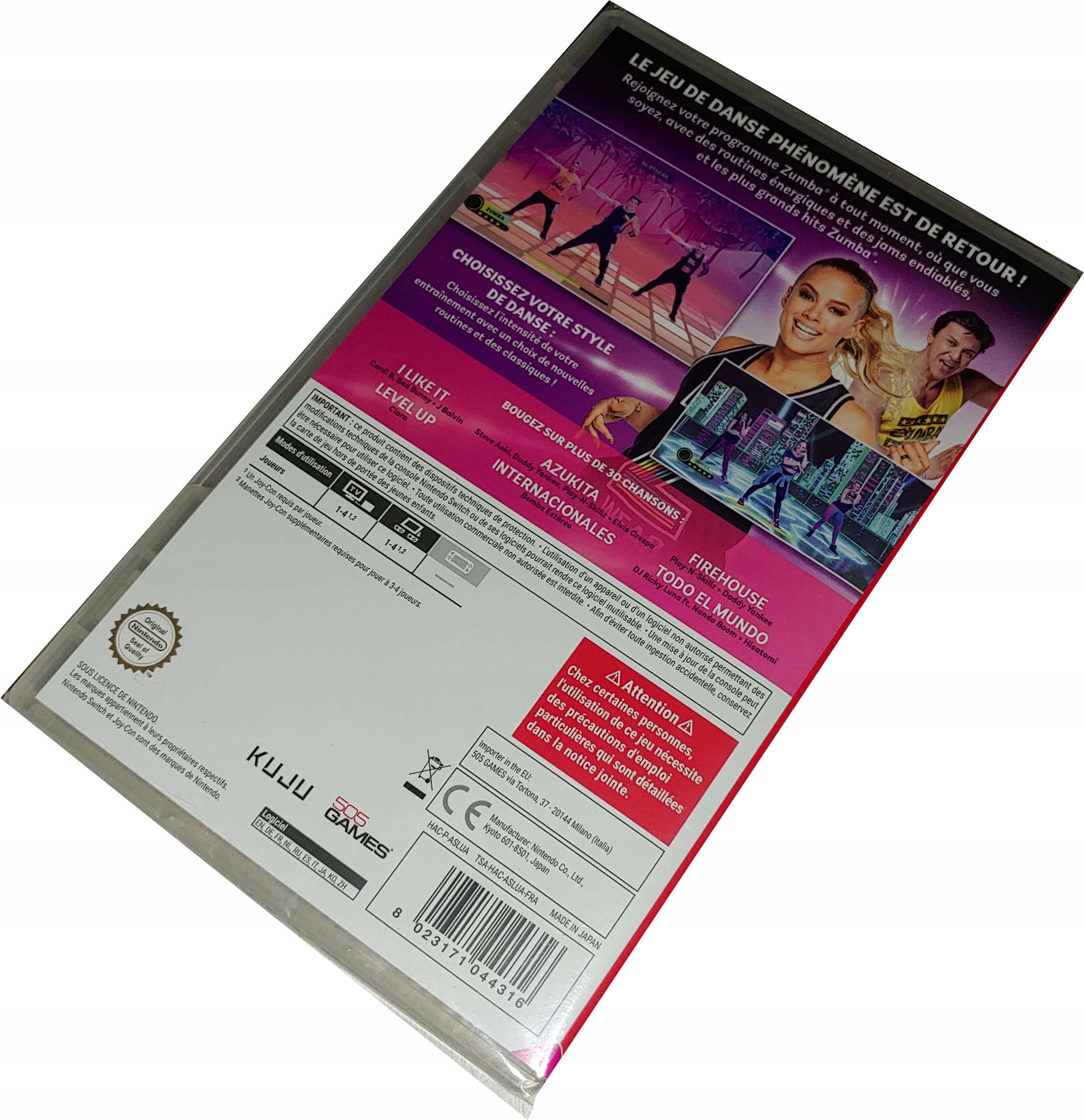 Zumba Burn it Up! / NOWA / ANG / SWITCH / KARTRIDŻ EAN (GTIN) 0812872017235