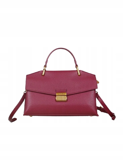 Shein Bordó Klasická Kabelka Se Zlatým Kováním 1 Kg