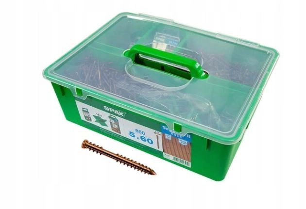 Terasový Šroub A2 Tx 5.0*60 MM Spax-d Staré Zlato (850) Sada