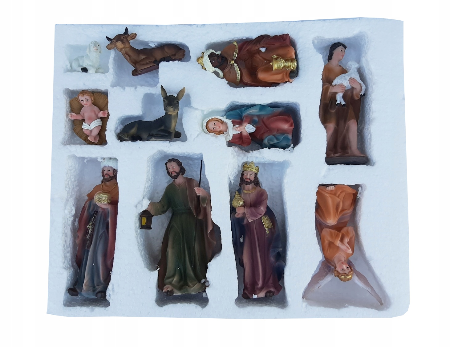 

Duże figurki do stajenki, szopki Komplet 11szt FI7