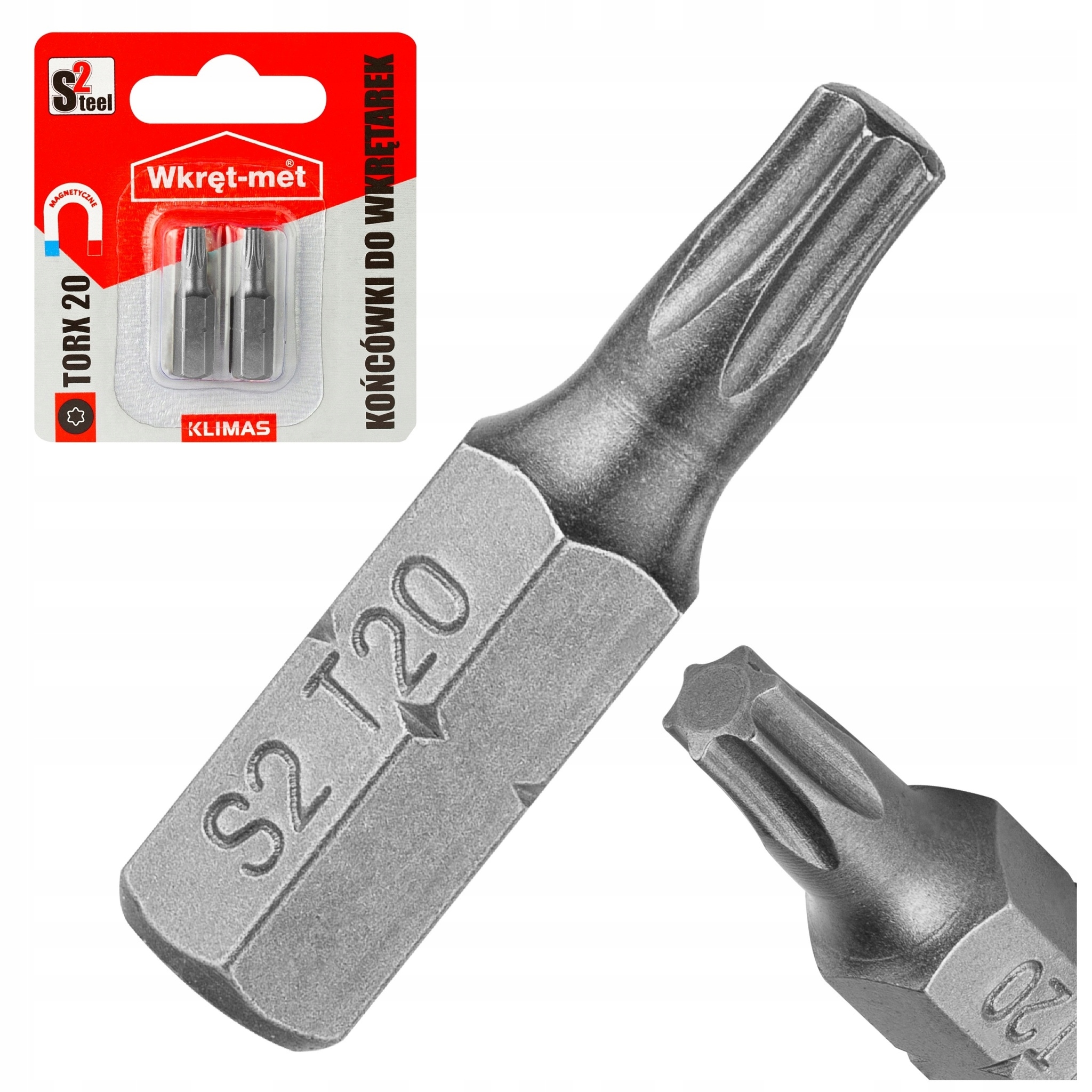 

Końcówki do wkrętarek bit bity Torx Tx 20 -2szt.