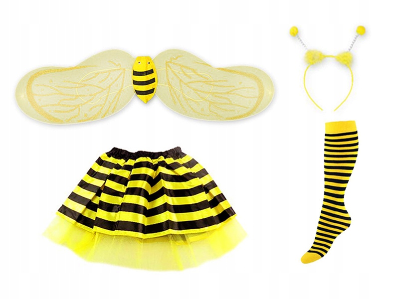 STRÓJ PSZCZÓŁKA SKRZYDEŁKA SPÓDNICZKA PSZCZOŁA
