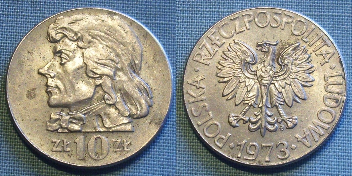 10 złotych 1973 T. Kościuszko