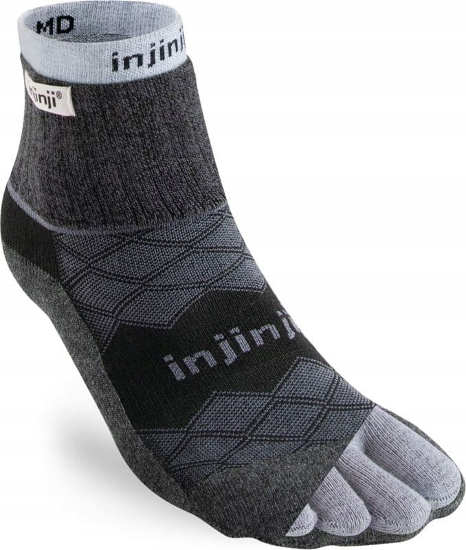 Męskie skarpety do biegania 2w1 Men's Liner Runner Mini-crew L/XL grafit