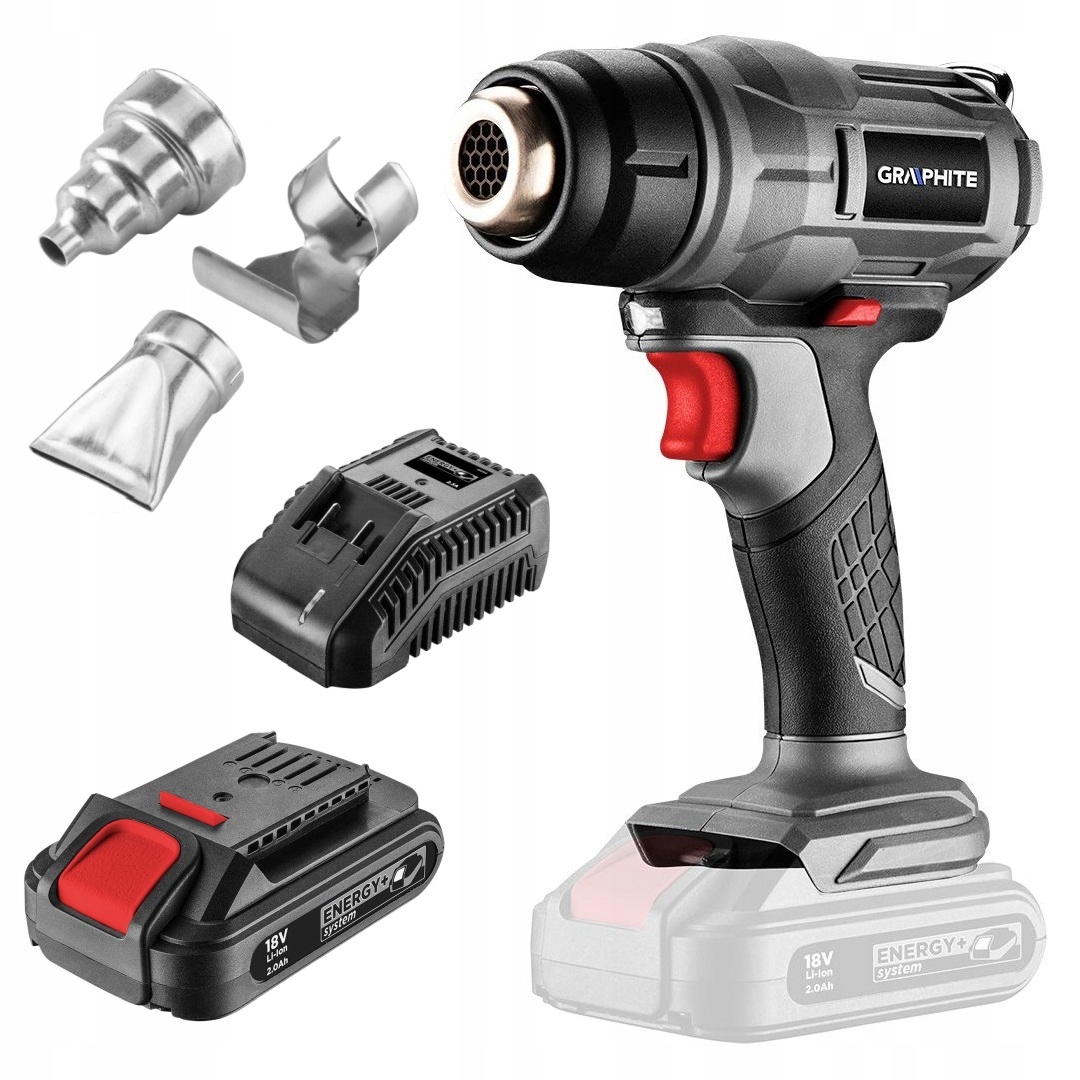 OPALARKA AKUMULATOROWA 18V GRAPHITE 58G082 + 2Ah