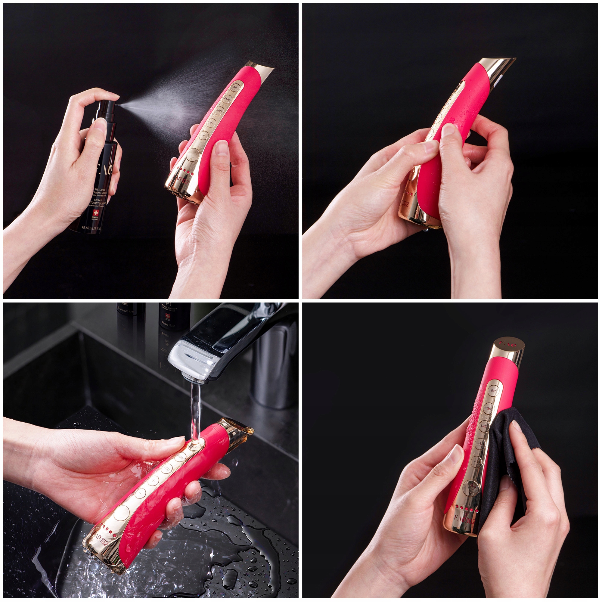 FAQ Spray do czyszczenia silikonu Marka FOREO