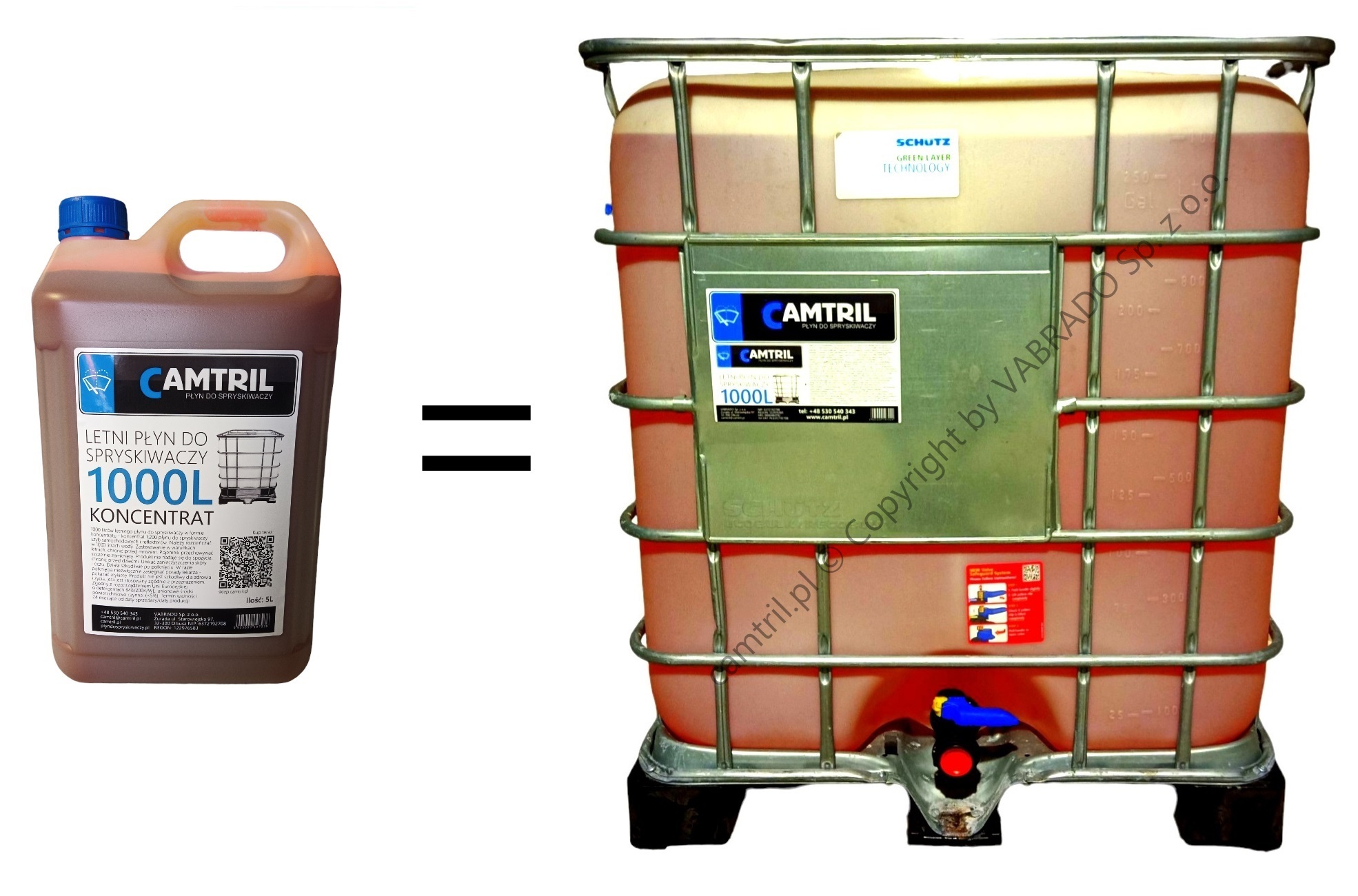 1000L PŁYN DO SPRYSKIWACZY LETNI KONCENTRAT 5L