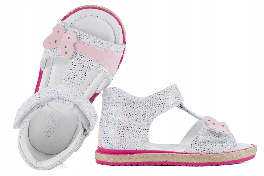 

Emel E2637A-1 Sandałki Dziewczęce Sandały 25 Biały