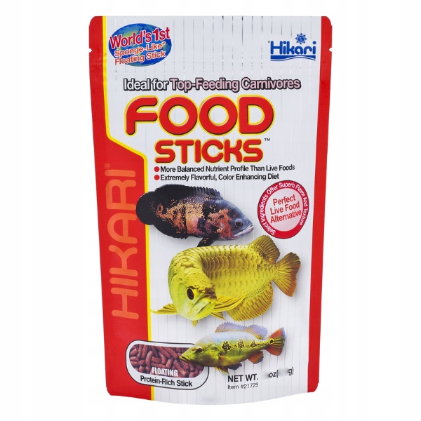 Levně Hikari Tropical Krmivo pro dravé ryby Food Sticks 250 g