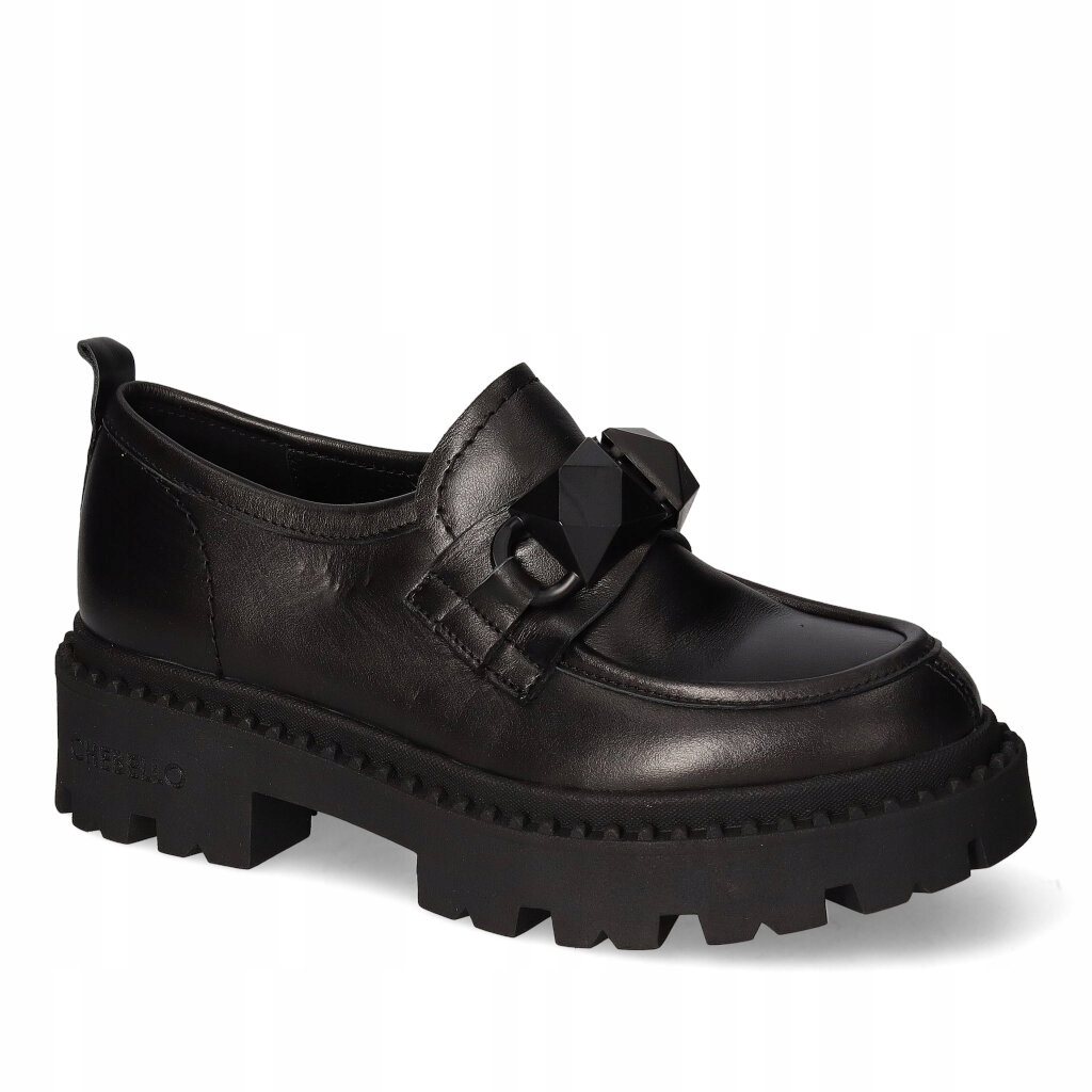 Mokasíny Chebello 4230-002 Černé lico 36