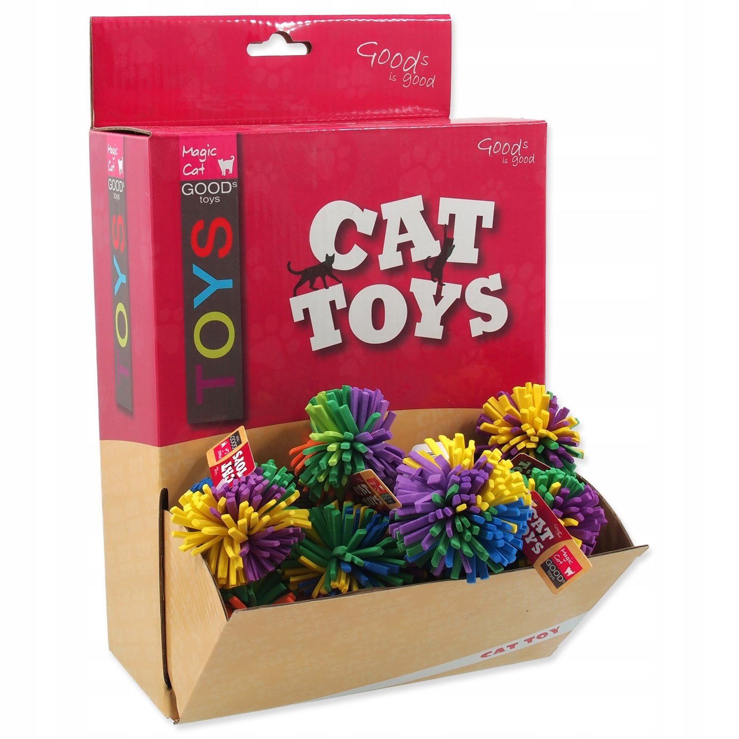 Levně Hračka Magic Cat míček pěna 4,5cm 40ks