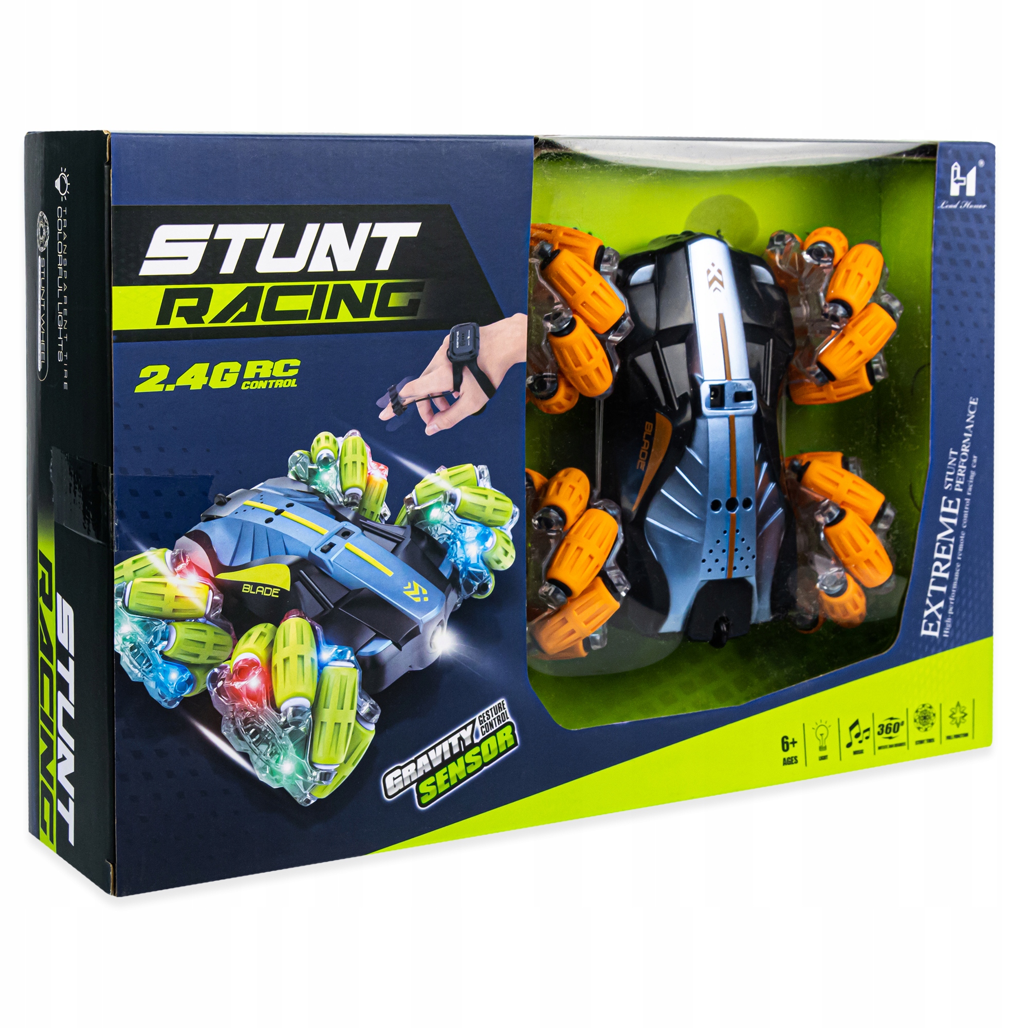 SAMOCHÓD TWISTER DWUSTRONNY STEROWANY RĘKĄ GESTAMI Marka AIG