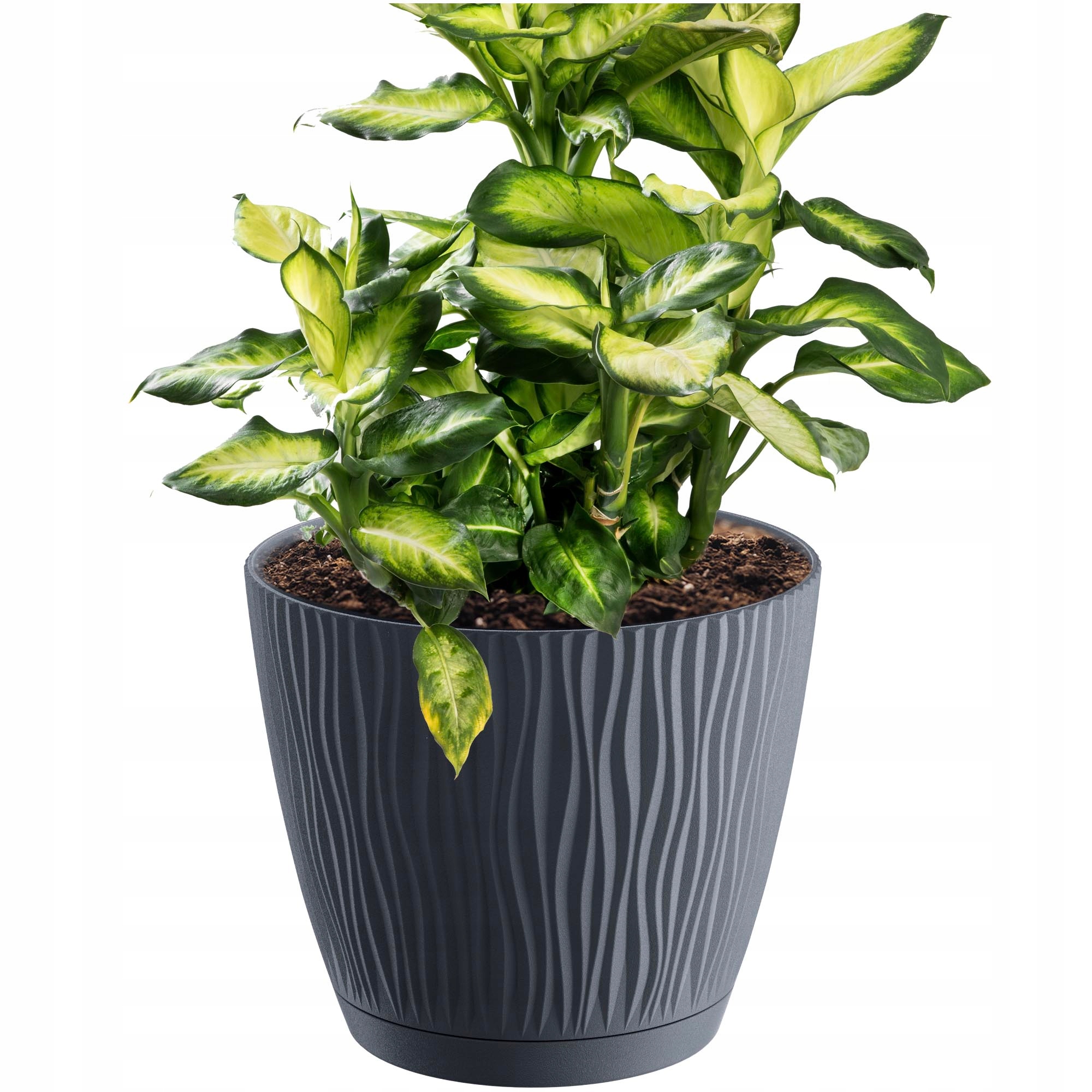 DONICZKA OSŁONKA OKRĄGŁA Z PODSTAWKĄ 16,8 CM ANTRA