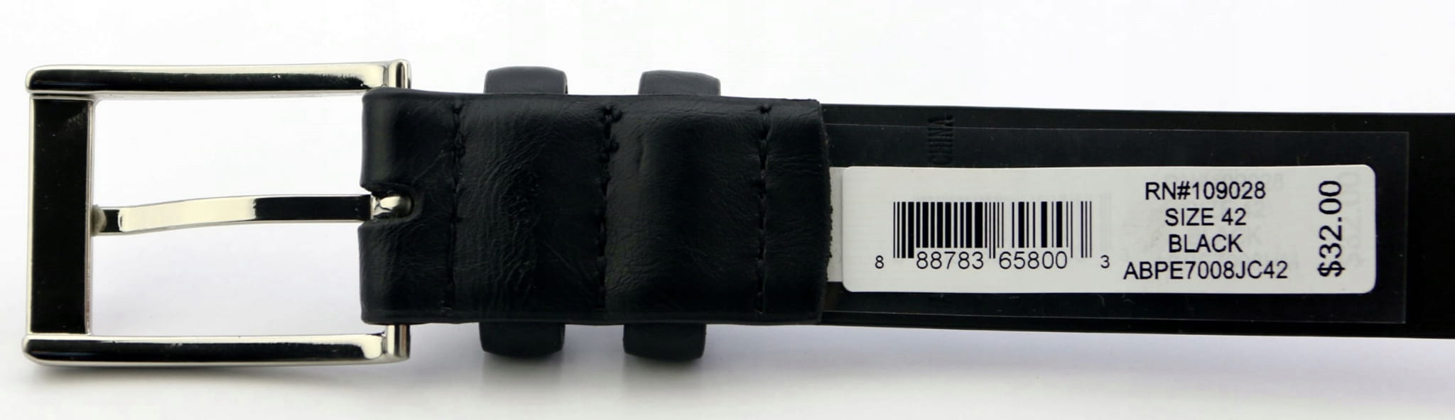 PASEK MĘSKI U.S POLO ASSN. CZARNY SKÓRZANY R42 Rodzaj klamry klasyczna