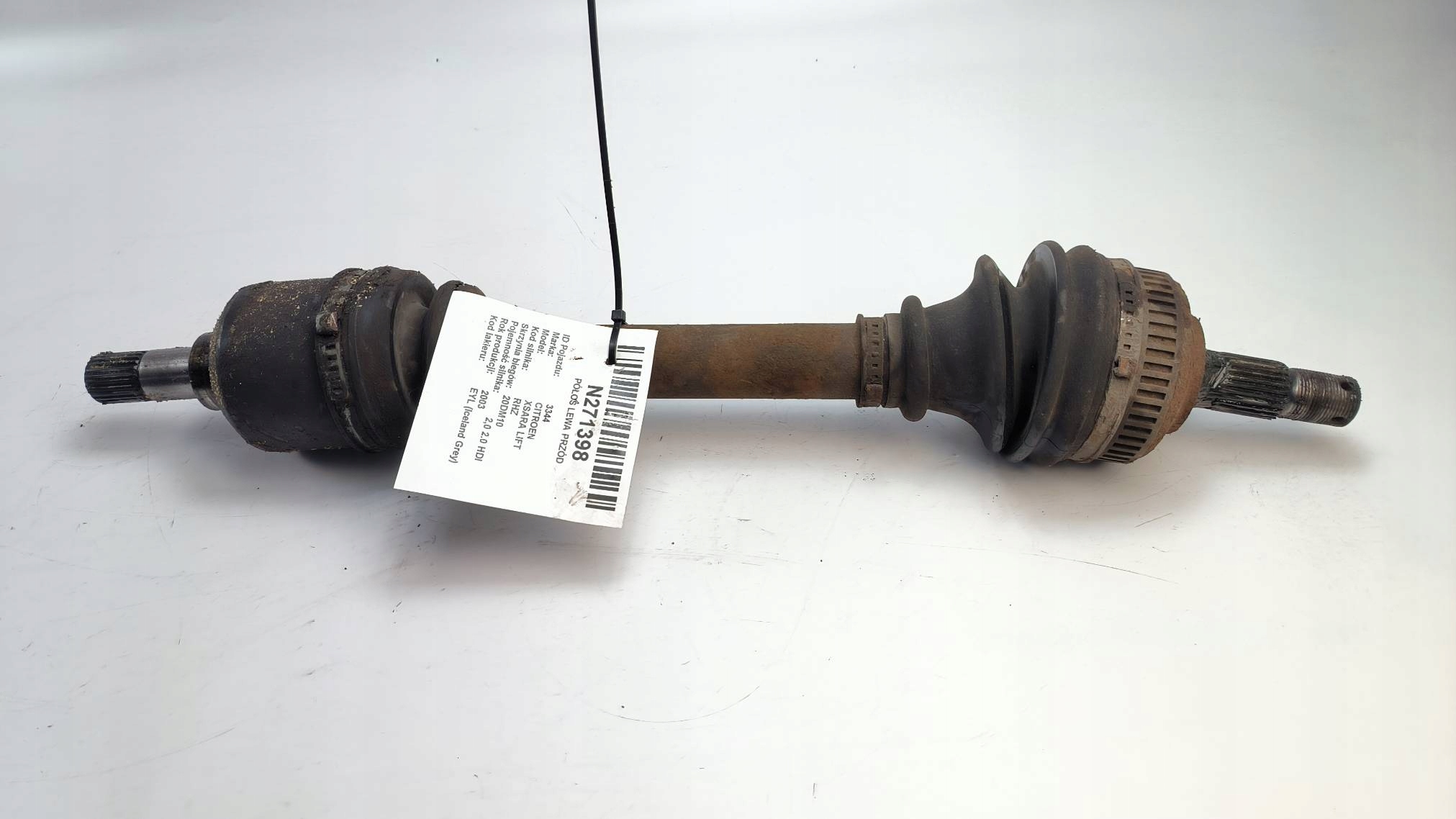 semi-axis left front CITROEN XSARA LIFT