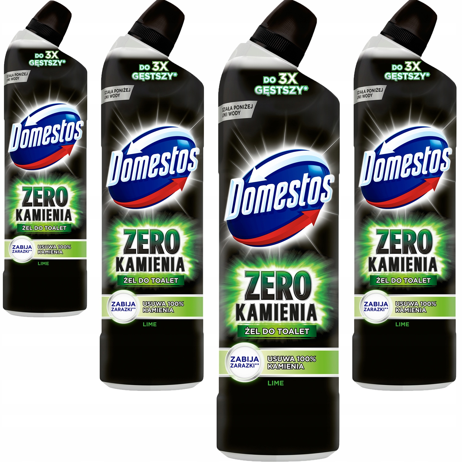 

Domestos Zero Płyn do Toalet Kamień Lime 4x750ml