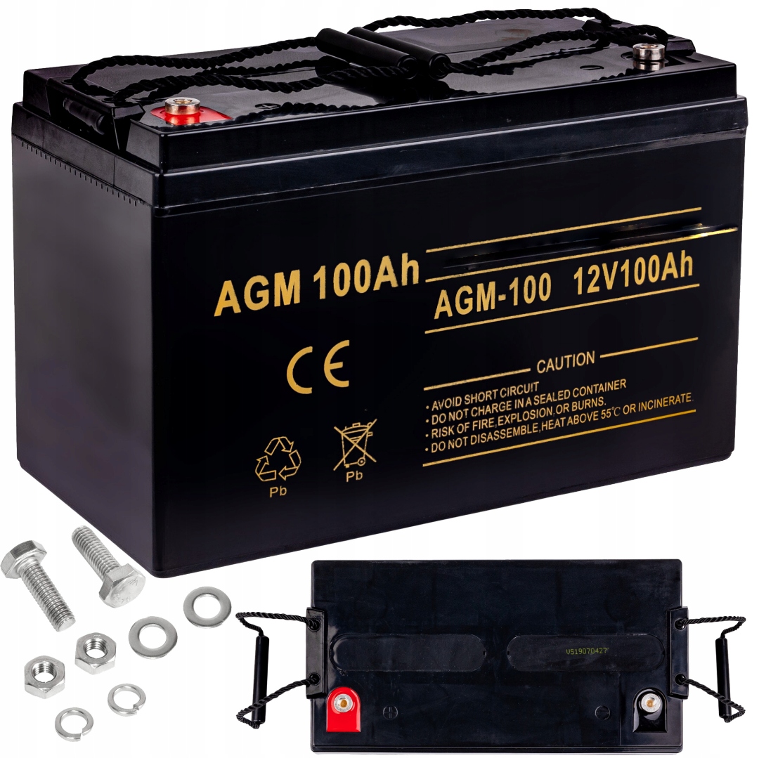 AKUMULATOR AGM do UPS 12V 100Ah ZASILANIE