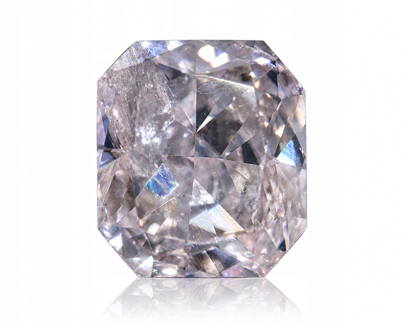 Přírodní diamant 0.12 ct Hnědý radiant I2 certifikát Algt
