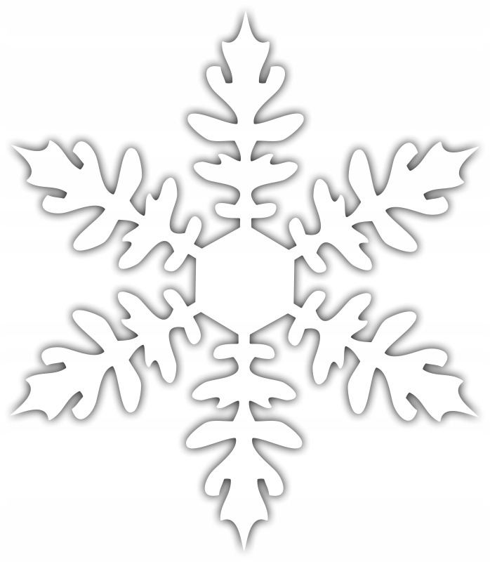 

Naklejka Śnieżynka Płatek śniegu Gwiazdka 18 cm