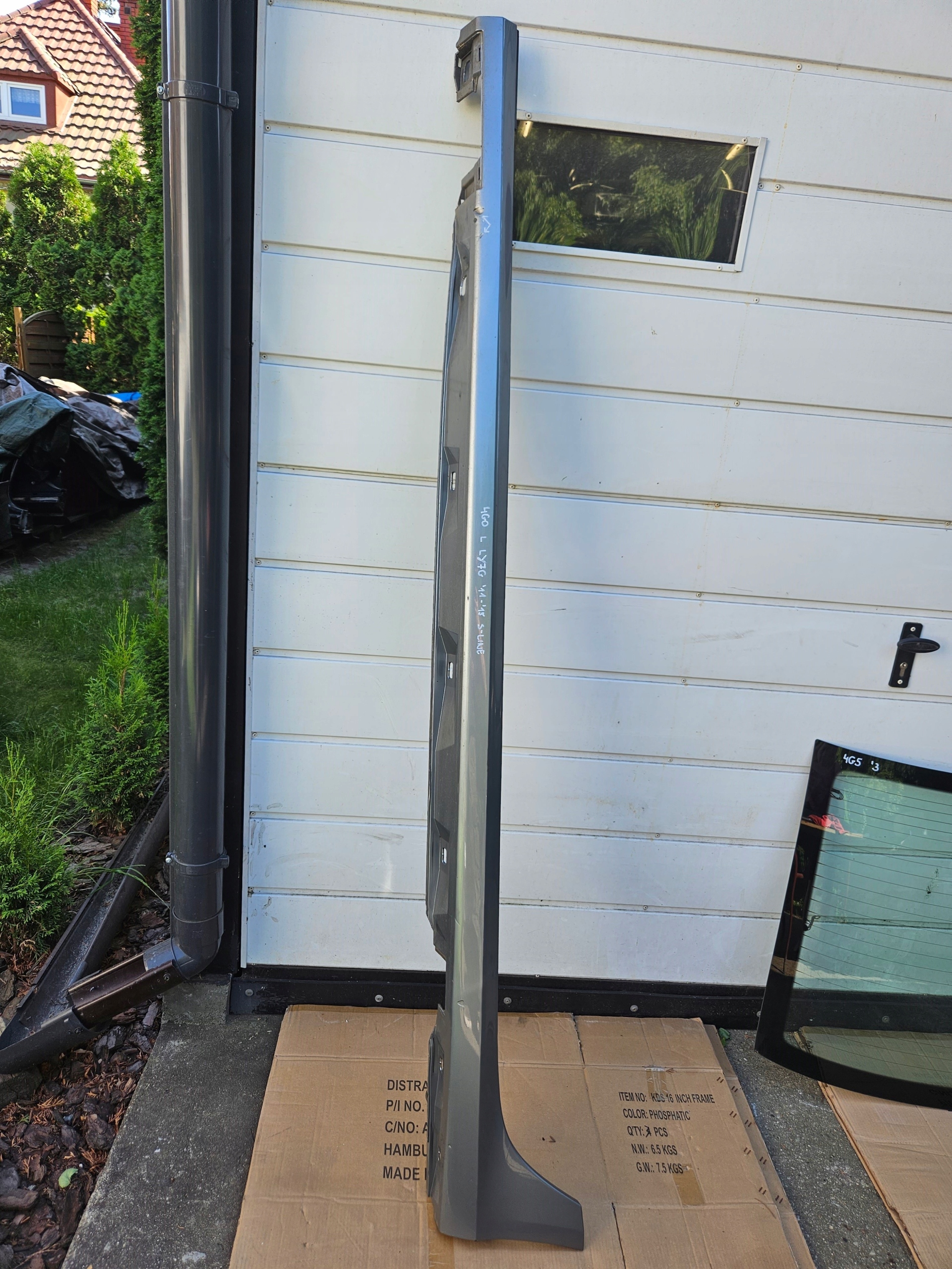 НАКЛАДКА ПОРОГА ПОРОГУ ЛІВА A6 C7 S-LINE Ly7g