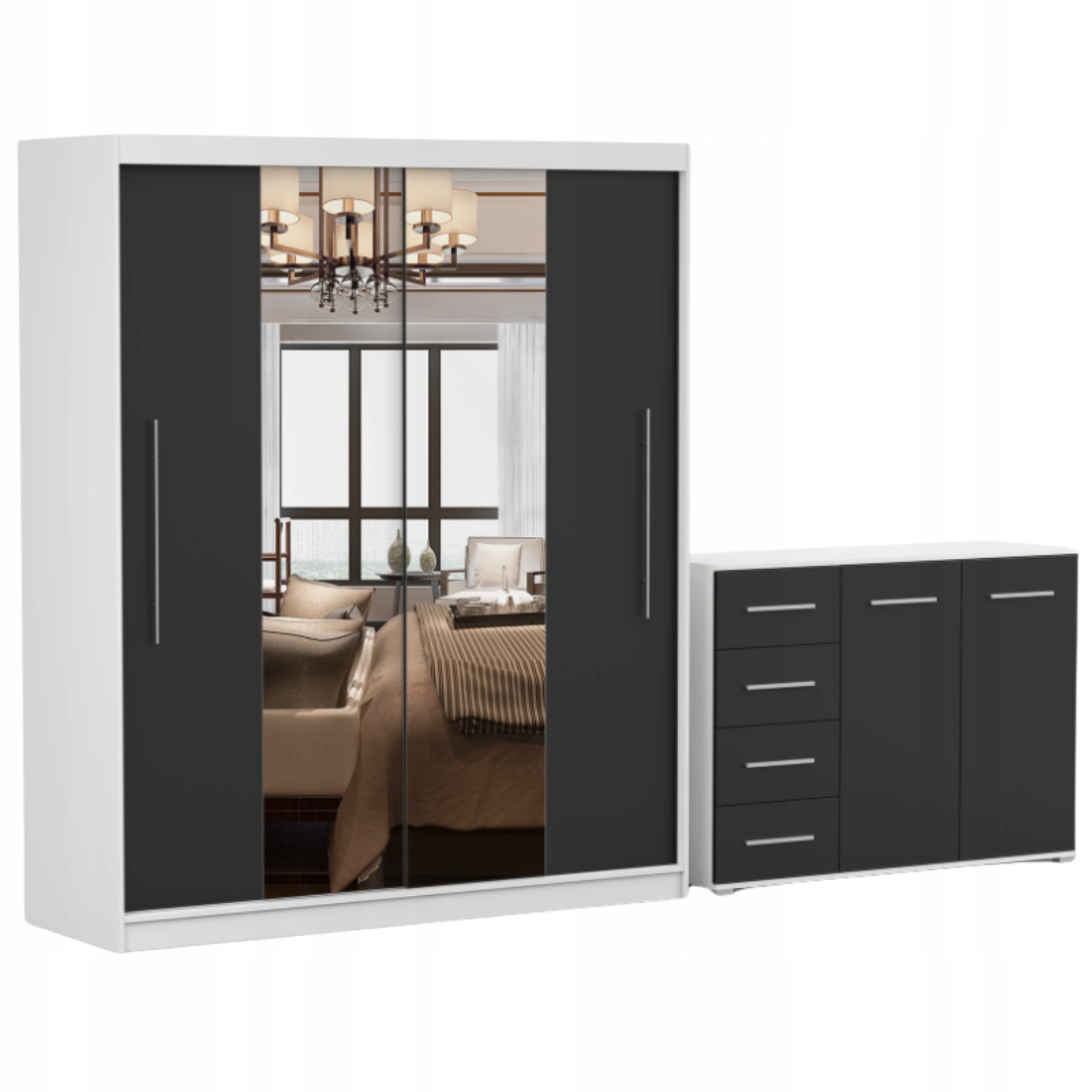 Sada Rico I Skříň 200 Komoda Frida 01 135 police Bcz Výrobce