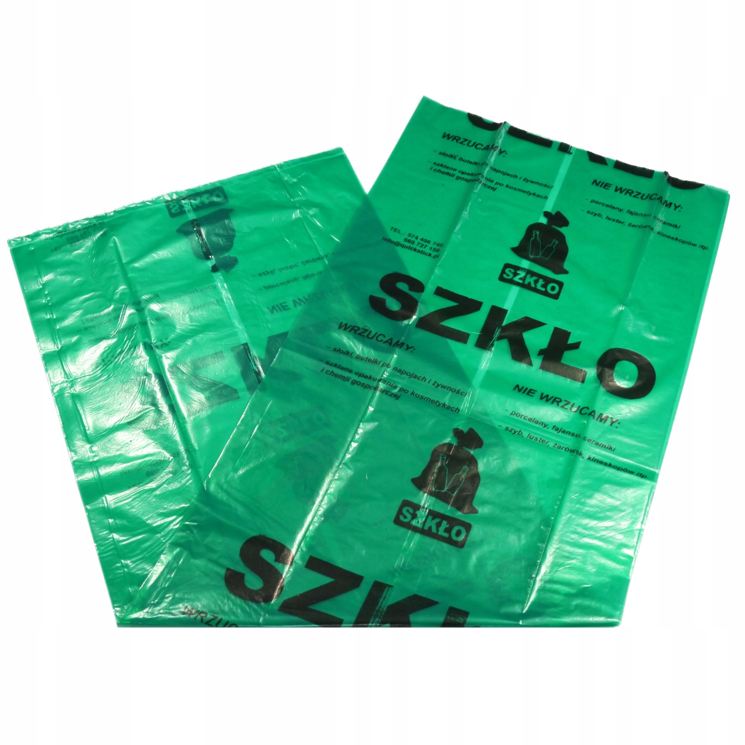 

Worki Do Segregacji Szkło Zielone 120L X 10 Sztuk
