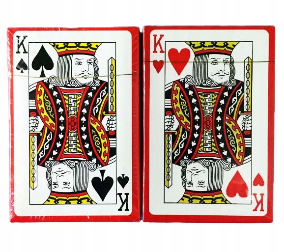 KARTY DO GRY DWIE TALIE 2x 54 POWLEKANE PLASTIK Nazwa KARTY TM-220