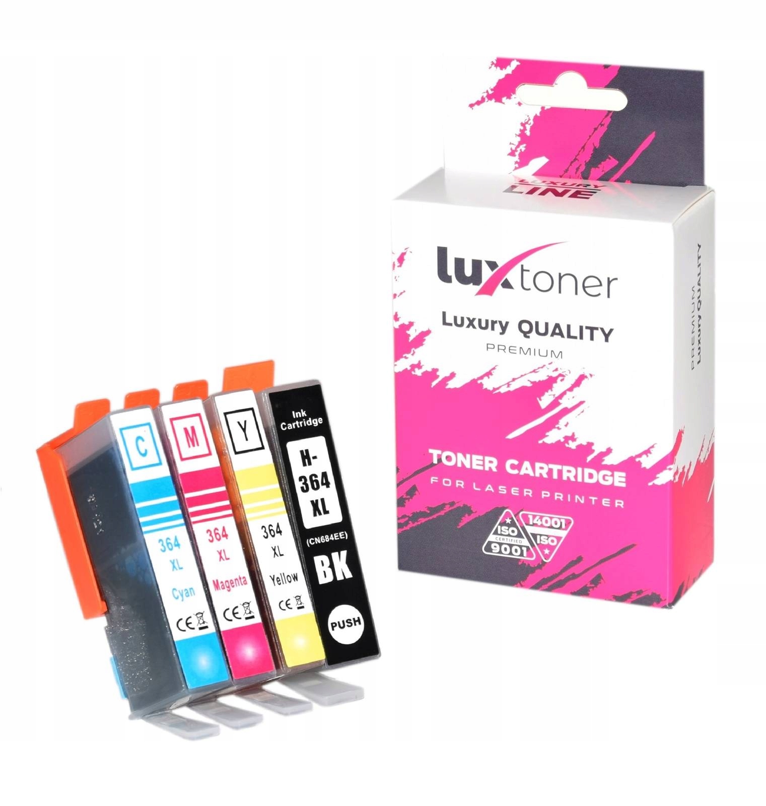 

4x Tusze Do Drukarki Hp Deskjet 3520 3070A 364XL