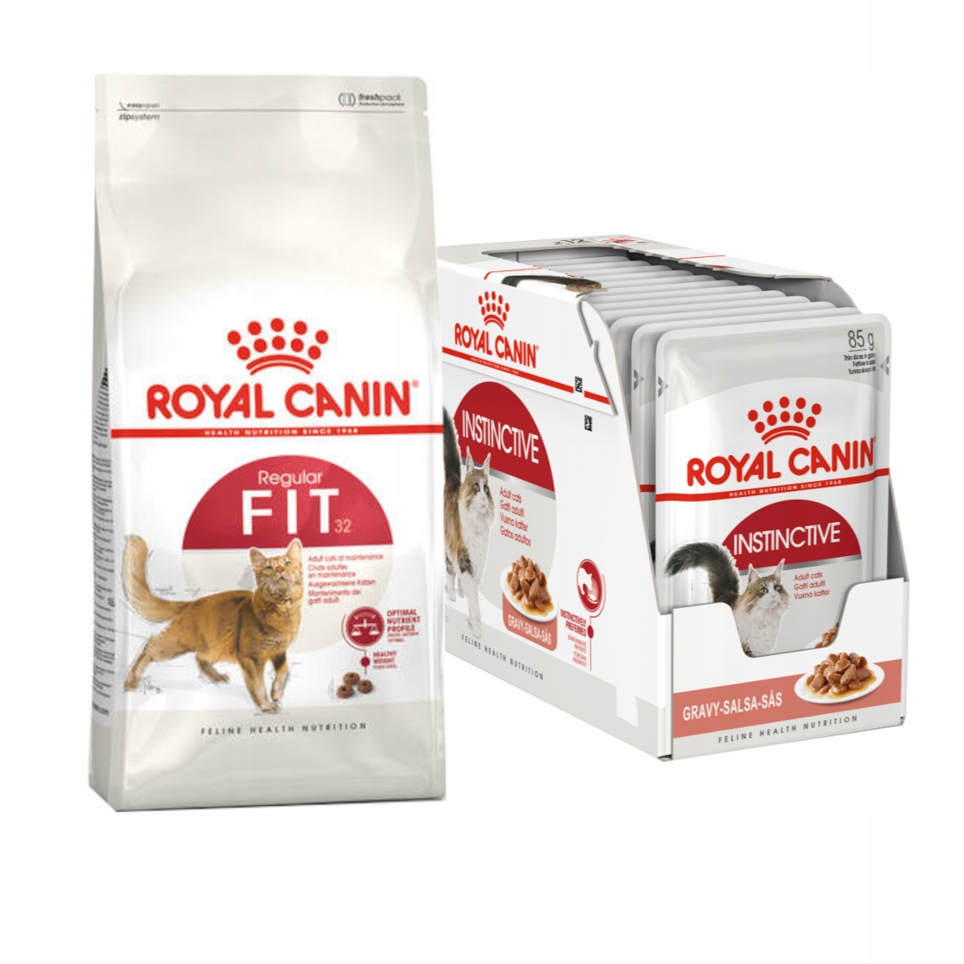 Levně Royal Canin Fhn Fit 10kg Instinctive 12x85g Krmivo pro dospělé kočky