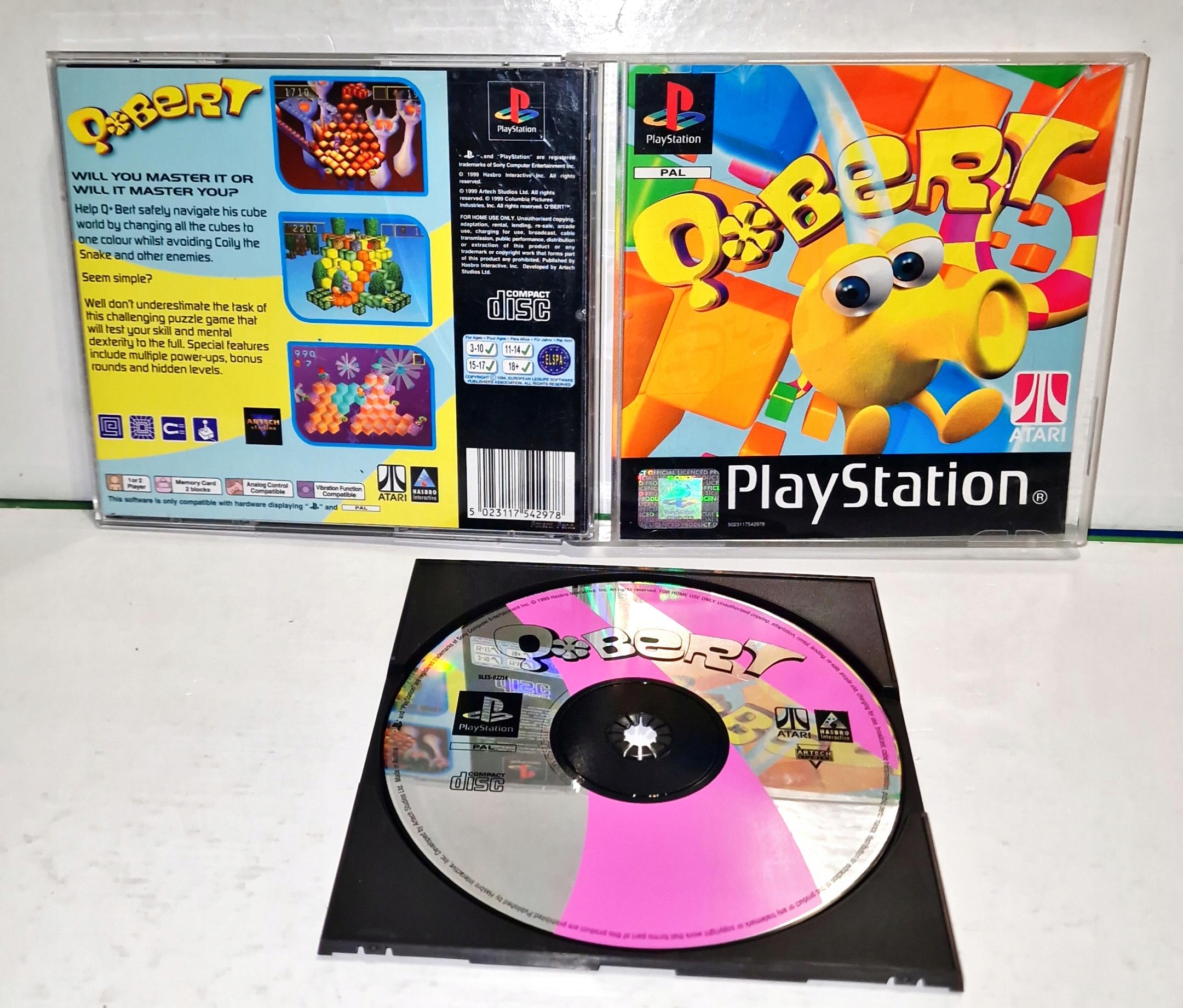 Gra Q*BERT QBERT PSX ZADBANA PŁYTA