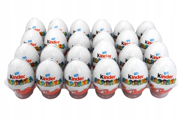 Čokoládové mléčné vejce Kinder Překvapení 20 g 24 x 20 g)