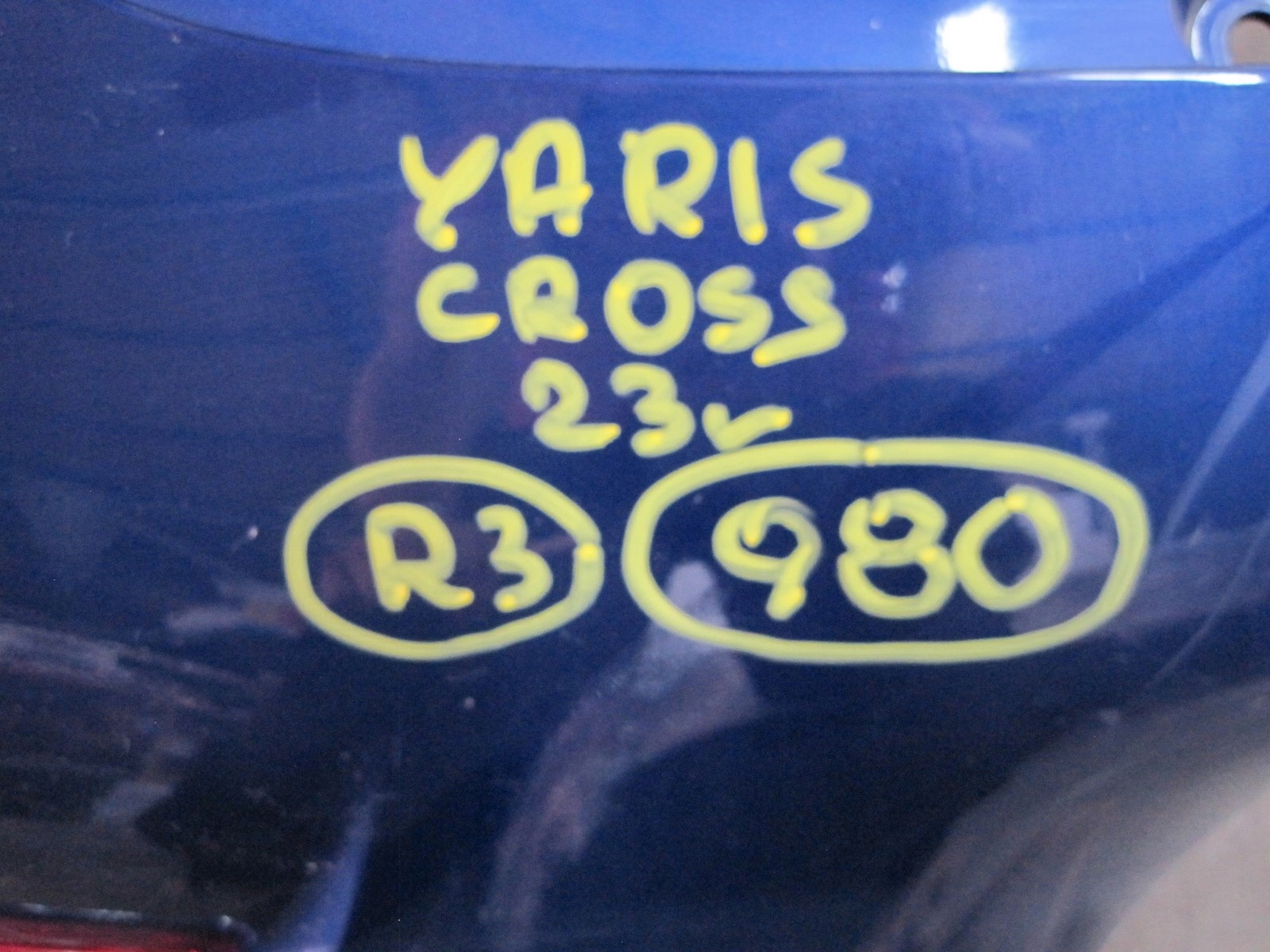 bumper TOYOTA YARIS CROSS rear part rear